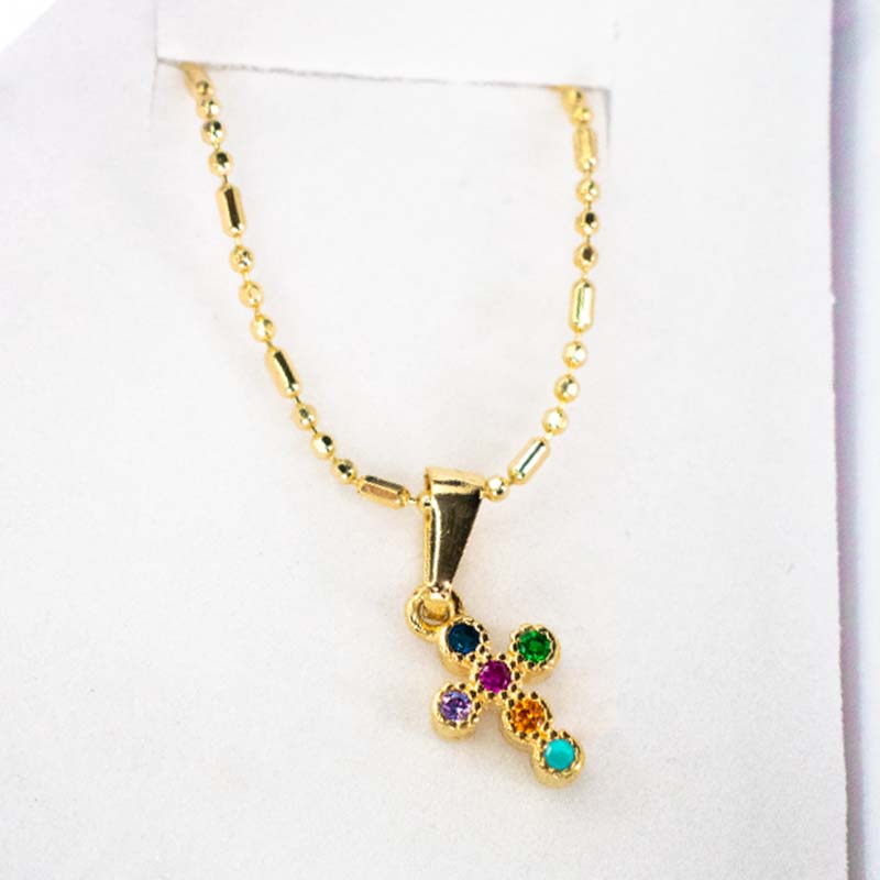 Cadena ball and bar + Dije