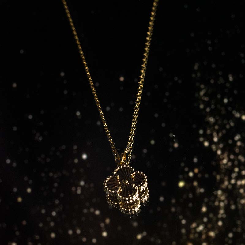 Combo Cadena Espejo + Dije VanCleef