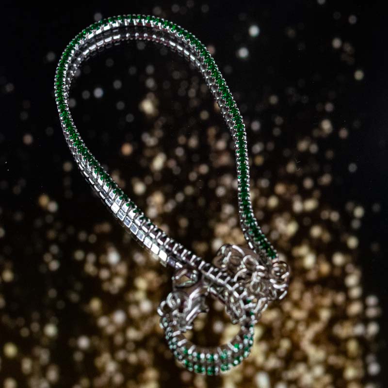 Pulsera Teniss Plata ley 925