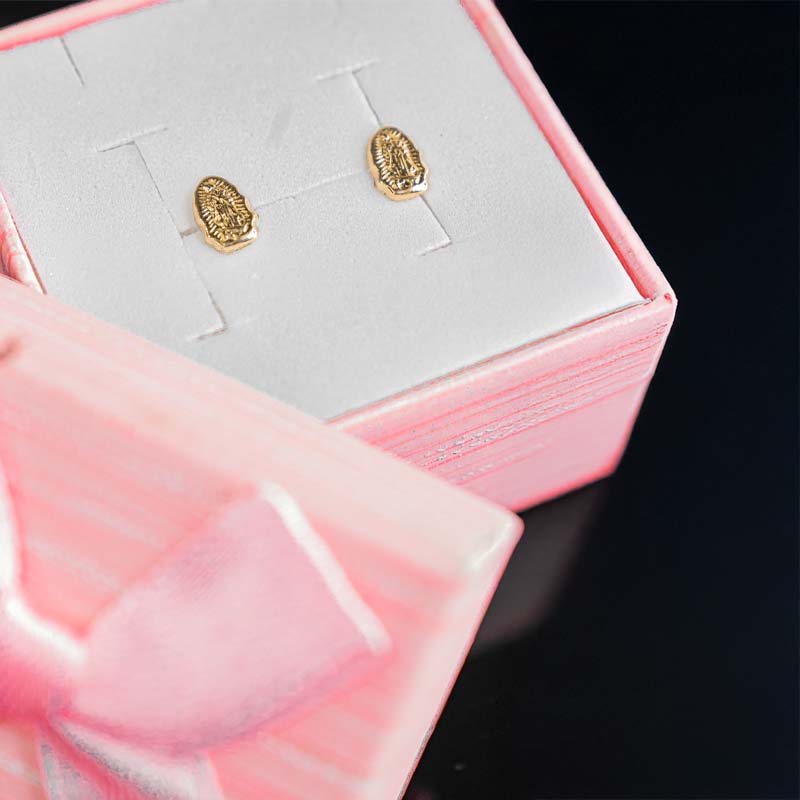 Aretes topitos religiosos virgen
